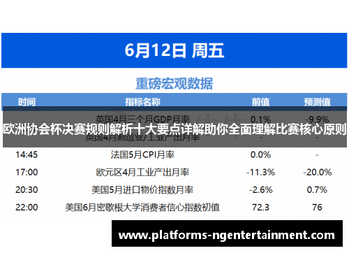 欧洲协会杯决赛规则解析十大要点详解助你全面理解比赛核心原则